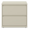 Lateral File, 2 Legal/Letter-Size File Drawers, Putty, 30" x 18.63" x 28"