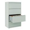 Lateral File, 4 Legal/Letter-Size File Drawers, Light Gray, 30" x 18.62" x 52.5"