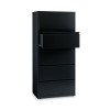 Lateral File, Five Legal/Letter/A4-Size File Drawers, 30" x 18.62" x 67.62", Black