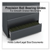 Lateral File, 4 Legal/Letter/A4/A5-Size File Drawers, Charcoal, 42" x 18.63" x 52.5"