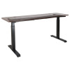 Alera Adaptivergo Sit-Stand Two-Stage Electric Height-Adjustable Table Base, 48.06" x 24.35" x 27.5" To 47.2", Black