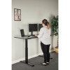 Alera Adaptivergo Sit-Stand Two-Stage Electric Height-Adjustable Table Base, 48.06" x 24.35" x 27.5" To 47.2", Black