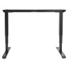 Alera Adaptivergo Sit-Stand 3-Stage Electric Height-Adjustable Table Base w/Memory Control, 48.06 x 24.35 x 25 To 50.7,Black