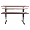 Alera Adaptivergo Sit-Stand 3-Stage Electric Height-Adjustable Table Base w/Memory Control, 48.06 x 24.35 x 25 To 50.7,Black