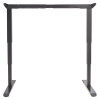 Alera Adaptivergo Sit-Stand 3-Stage Electric Height-Adjustable Table Base w/Memory Control, 48.06 x 24.35 x 25 To 50.7,Black