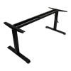 Alera Adaptivergo Sit-Stand Pneumatic Height-Adjustable Table Base, 59.06" x 28.35" x 26.18" To 39.57", Black