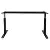 Alera Adaptivergo Sit-Stand Pneumatic Height-Adjustable Table Base, 59.06" x 28.35" x 26.18" To 39.57", Black