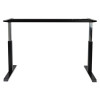 Alera Adaptivergo Sit-Stand Pneumatic Height-Adjustable Table Base, 59.06" x 28.35" x 26.18" To 39.57", Black
