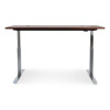 Alera Adaptivergo Sit-Stand Pneumatic Height-Adjustable Table Base, 59.06" x 28.35" x 26.18" To 39.57", Gray