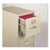Economy Vertical File, 4 Letter-Size File Drawers, Putty, 15" X 25" X 52"
