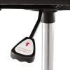 Alera Interval Series Swivel Task Stool, Supports 275 Lb, 23.93" To 34.53" Seat Height, Graphite Gray Seat/Back, Black Base
