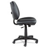 Alera Interval Series Swivel/Tilt Task Chair, Bonded Leather Seat/Back, Up To 275 Lb, 18.11" To 23.22" Seat Height, Black