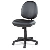 Alera Interval Series Swivel/Tilt Task Chair, Bonded Leather Seat/Back, Up To 275 Lb, 18.11" To 23.22" Seat Height, Black