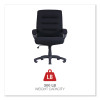 Alera Kesson Series High-Back Office Chair, Supports Up To 300 Lb, 19.21" To 22.7" Seat Height, Black