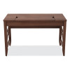 Sit-To-Stand Table Desk, 47.25" X 23.63" X 29.5" To 43.75", Modern Walnut