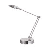 Adjustable Led Task Lamp With Usb Port, 11w x 6.25d x 26h, Brushed Nickel