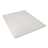 Studded Chair Mat For Flat To Low Pile Carpeted Floors, Rectangular, Beveled Edges, 46" x 60", Clear