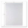 Non-Studded Chair Mat For Hard Floors, Rectangular, Straight Edges, 46" x 60", Clear