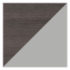 Alera Modern Teacher Series Pedestal Desk, Left-Side Pedestal: Box/Box/File, 60" x 24" x 28.75", Charcoal Woodgrain/Gray