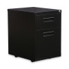 File Pedestal, Left Or Right, 2-Drawers: Box/File, Legal/Letter, Black, 14.96" X 19.29" X 21.65"