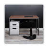File Pedestal, Left Or Right, 2-Drawers: Box/File, Legal/Letter, Light Gray, 14.96" X 19.29" X 21.65"
