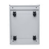 File Pedestal, Left Or Right, 2 Legal/Letter-Size File Drawers, Light Gray, 14.96" X 19.29" X 27.75"