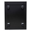 File Pedestal With Full-Length Pull, Left Or Right, 2-Drawers: Box/File, Legal/Letter, Black, 14.96" X 19.29" X 21.65"
