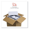 File Pedestal With Full-Length Pull, Left Or Right, 2-Drawers: Box/File, Legal/Letter, Black, 14.96" X 19.29" X 21.65"