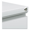 File Pedestal With Full-Length Pull, Left Or Right, 2-Drawers: Box/File, Legal/Letter, Light Gray, 14.96" X 19.29" X 21.65"