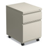 File Pedestal With Full-Length Pull, Left Or Right, 2-Drawers: Box/File, Legal/Letter, Putty, 14.96" X 19.29" X 21.65"