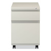 File Pedestal With Full-Length Pull, Left Or Right, 2-Drawers: Box/File, Legal/Letter, Putty, 14.96" X 19.29" X 21.65"