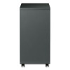 File Pedestal With Full-Length Pull, Left Or Right, 2 Legal/Letter-Size File Drawers, Charcoal, 14.96" X 19.29" X 27.75"