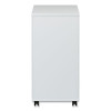 File Pedestal With Full-Length Pull, Left Or Right, 2 Legal/Letter-Size File Drawers, Light Gray, 14.96" X 19.29" X 27.75"
