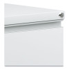 File Pedestal With Full-Length Pull, Left Or Right, 2 Legal/Letter-Size File Drawers, Light Gray, 14.96" X 19.29" X 27.75"