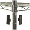 Nsf Certified Industrial Four-Shelf Wire Shelving Kit, 48w x 24d x 72h, Silver