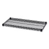 Industrial Wire Shelving Extra Wire Shelves, 36w X 18d, Black, 2 Shelves/Carton