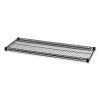Industrial Wire Shelving Extra Wire Shelves, 48w X 18d, Black, 2 Shelves/Carton