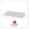 Industrial Wire Shelving Extra Wire Shelves, 48w X 24d, Silver, 2 Shelves/Carton