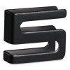 Wire Shelving S Hooks, Metal, Black, 4 Hooks/Pack
