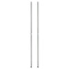 Stackable Posts For Wire Shelving, 36" High, Silver, 4/Pack