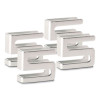 Wire Shelving S Hooks, Metal, Silver, 4 Hooks/Pack