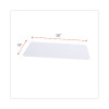Shelf Liners For Wire Shelving, Clear Plastic, 36w X 18d, 4/Pack