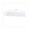 Shelf Liners For Wire Shelving, Clear Plastic, 48w X 24d, 4/Pack