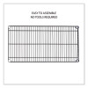 5-Shelf Wire Shelving Kit With Casters And Shelf Liners, 36w X 18d X 72h, Black Anthracite