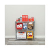 Residential Wire Shelving, Three-Shelf, 36w X 14d X 36h, Silver