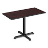 Alera Hospitality Series Single-Column Bases, 27.5" Diameter, 28.5"h, 300 Lb Cap, Steel, Black