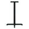 Alera Hospitality Series Single-Column Bases, 27.5" Diameter x 40.38"h, 300 Lb Cap, Steel, Black