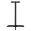 Alera Hospitality Series Single-Column Bases, 27.5" Diameter x 40.38"h, 300 Lb Cap, Steel, Black