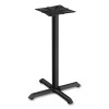 Alera Hospitality Series Single-Column Bases, 27.5" Diameter x 40.38"h, 300 Lb Cap, Steel, Black