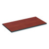 Reversible Laminate Table Top, Rectangular, 47.63 X 23.63, Medium Cherry/Mahogany
